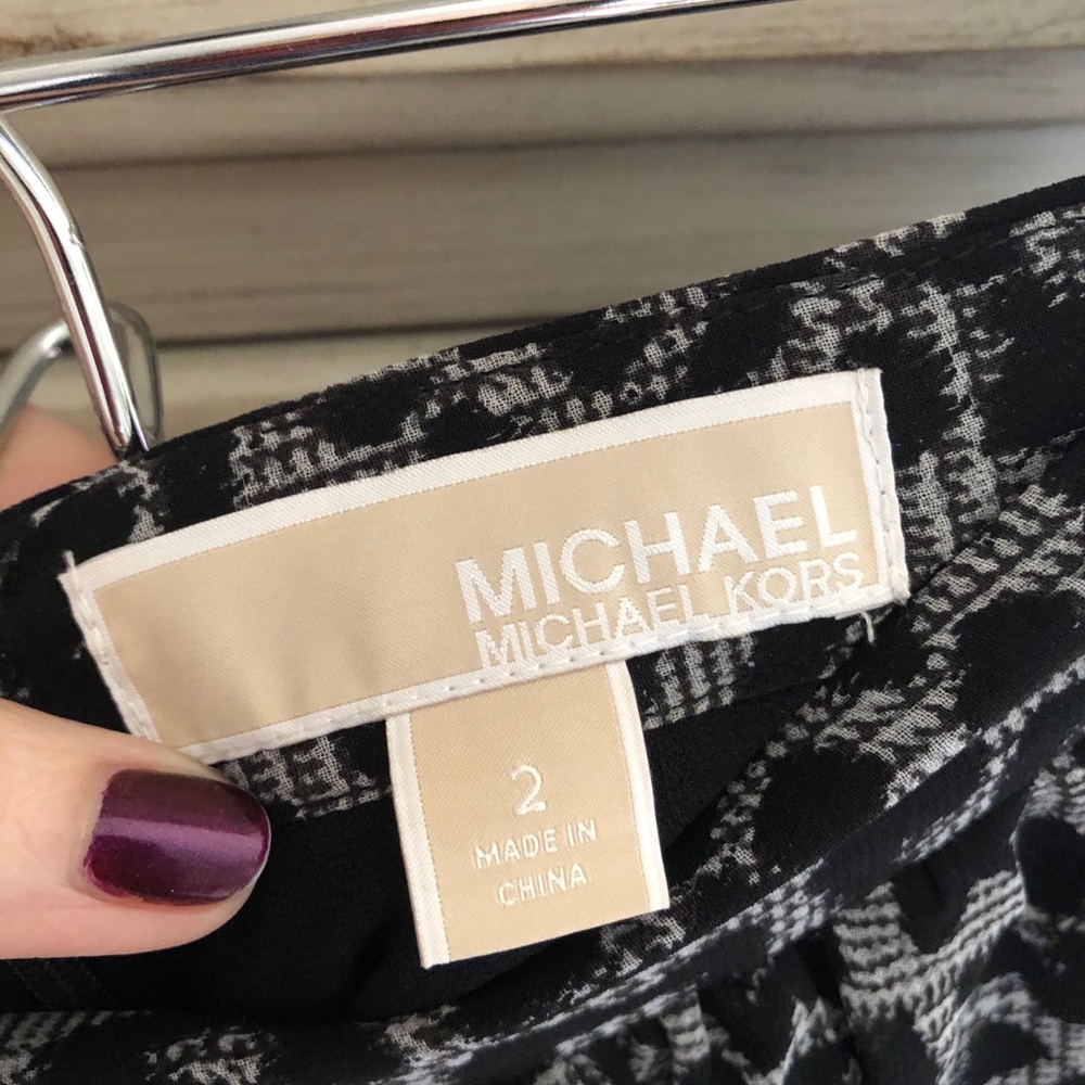 Michael Kors Leopard Flowing Skirt - Picture 2 of 4